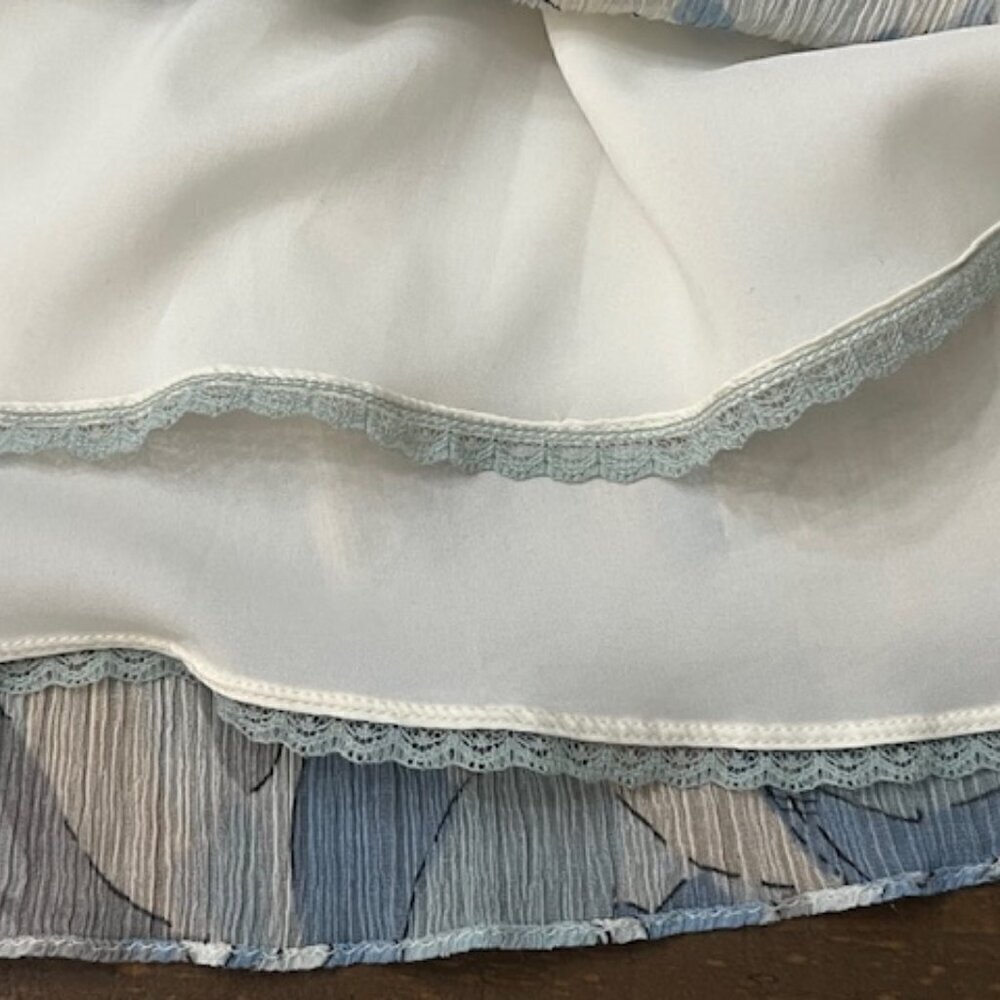 Anthropologie Moulinette Soeurs Montserrat Dress Silk Blend Muted Floral Size 2 - Picture 6 of 7